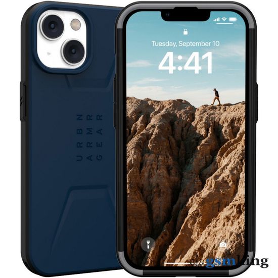 UAG Civilian with MagSafe Series Case for Apple iPhone 13 | 14 Mallard (Синий) 114036115555