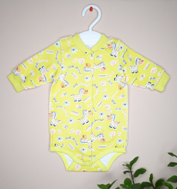 Боди Зебра (жёлтый)