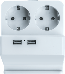 Удлинитель Navigator 61 457 NPE-USB03-02-150-E-3X1с/з 2 гн.1.5м USB2.1A