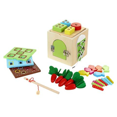 Развивающая игрушка деревянная Бизибокс, коробка C-41734