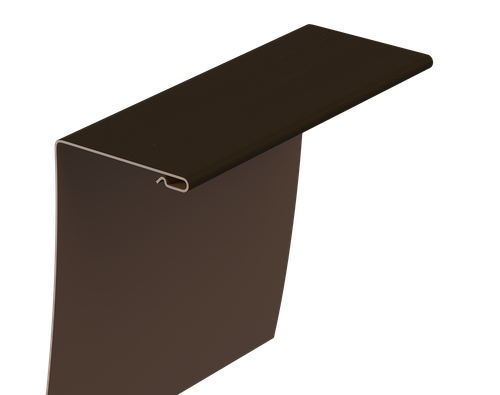 PREMIUM Универсальный околооконный профиль 89/254 мм, 3 м Docke, шоколад