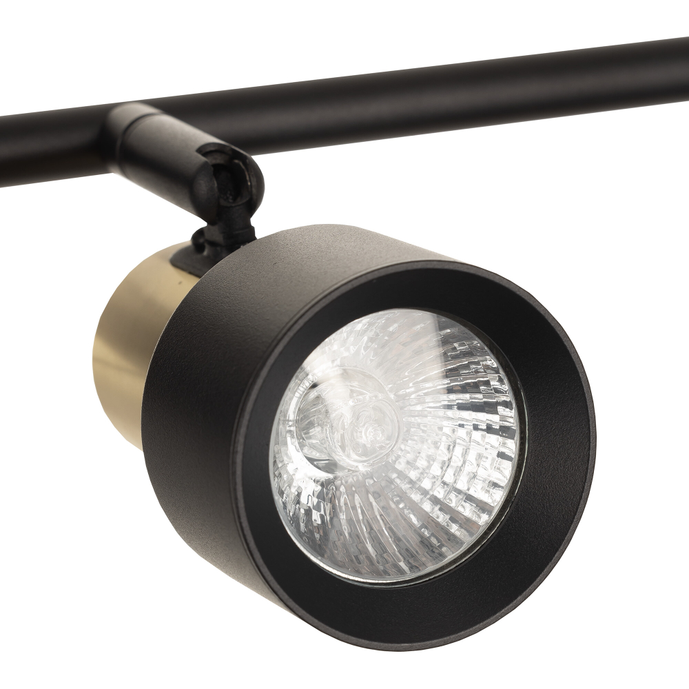 Citilux SAT CL505641 Спот поворотный с выключателем Чёрный+Золото