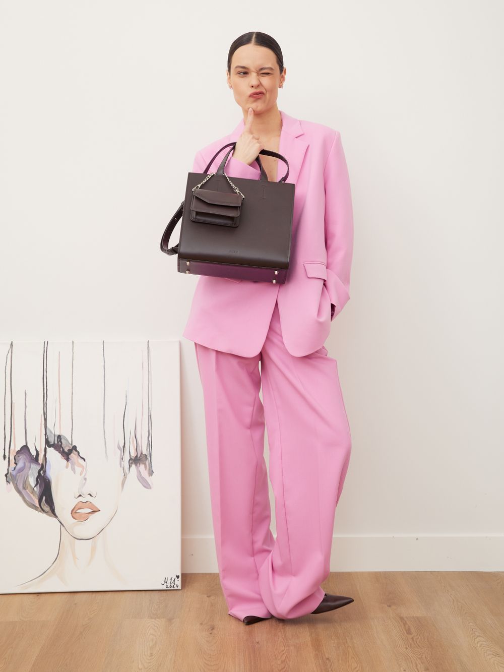 ШОППЕР КВАДРАТНЫЙ Т.КОРИЧНЕВЫЙ