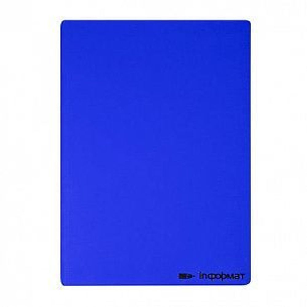 Тетрадь 60 л. кл. скреп. СИНЯЯ А5 тв.обл. гл.лам.