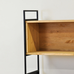 Стеллаж, 180х35х127, Бьерн, напольный, для книг, деревянный, в ванную и прихожую, для кухни, бейц, La Redoute