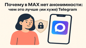 Почему в MAX нет анонимности: чем это лучше (или хуже) Telegram