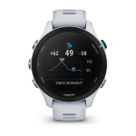 Смарт часы Garmin Forerunner 255S Music с белым ремешком
