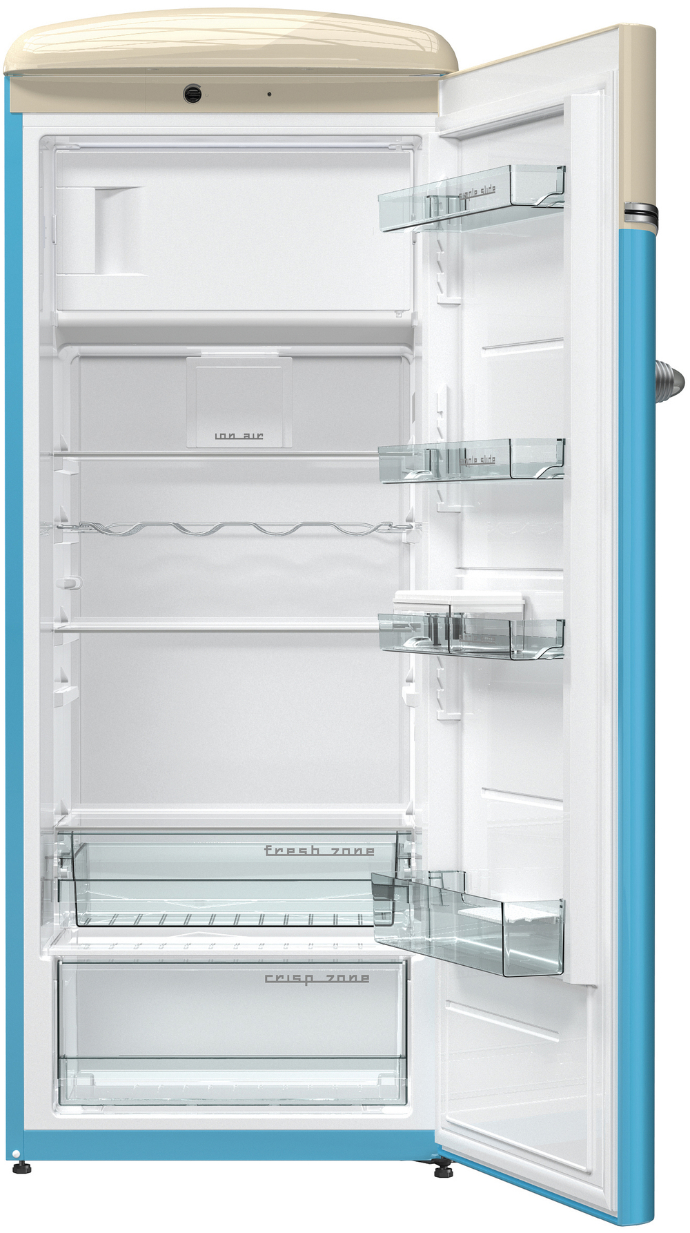Отдельностоящий однокамерный холодильник Gorenje OBRB153BL