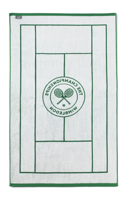 Полотенце теннисное Wimbledon Tennis Court Cotton Bath - green