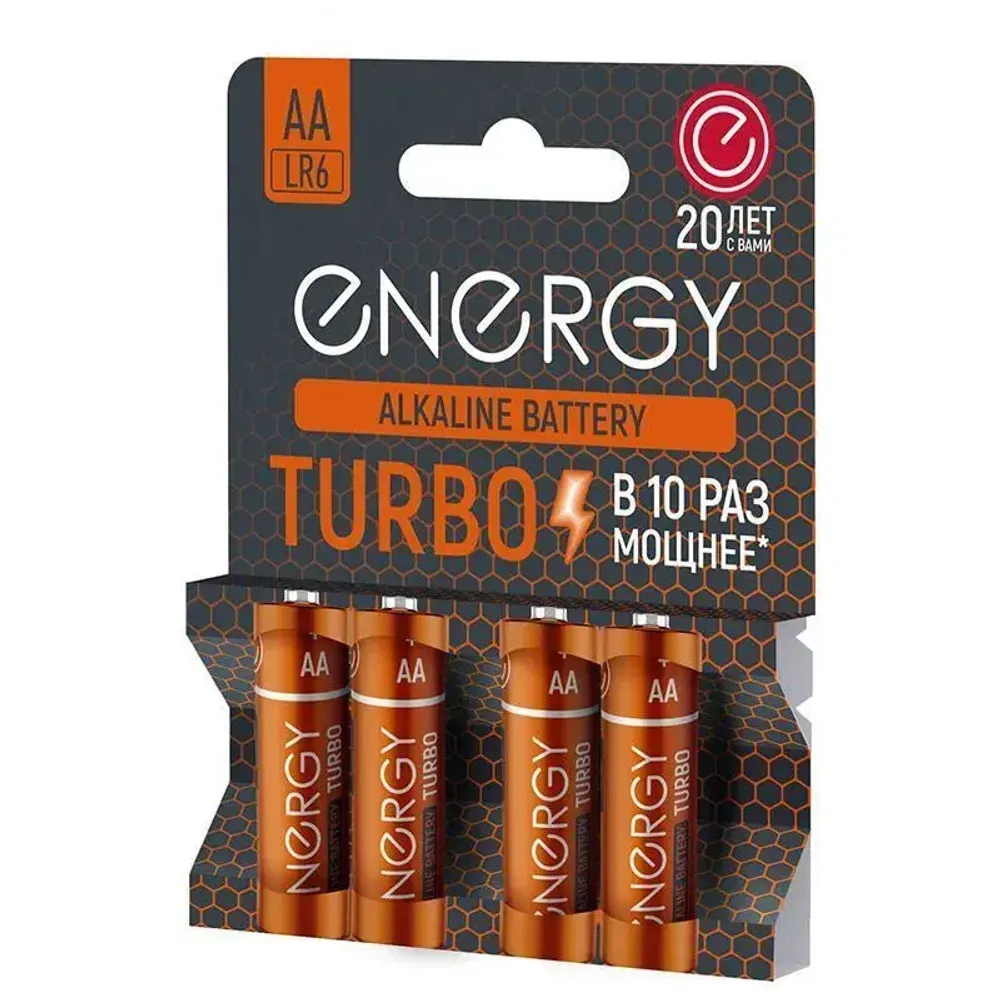 Батарейка алкалиновая Energy Turbo LRB (AА)