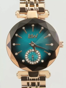 Часы наручные кварцевые LIVEWISHES на металлическом браслете, золотистый W9022220-03