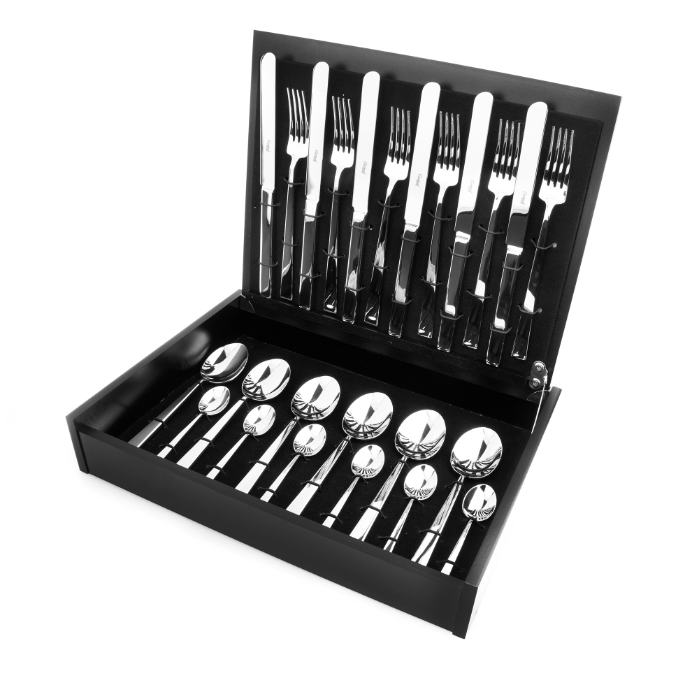 Набор столовых приборов на 6 персон 24 предмета Cutipol Bauhaus Bright в подарочной упаковке