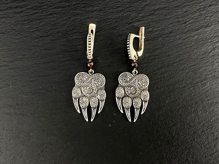 Серьги "Волчья Лапа".