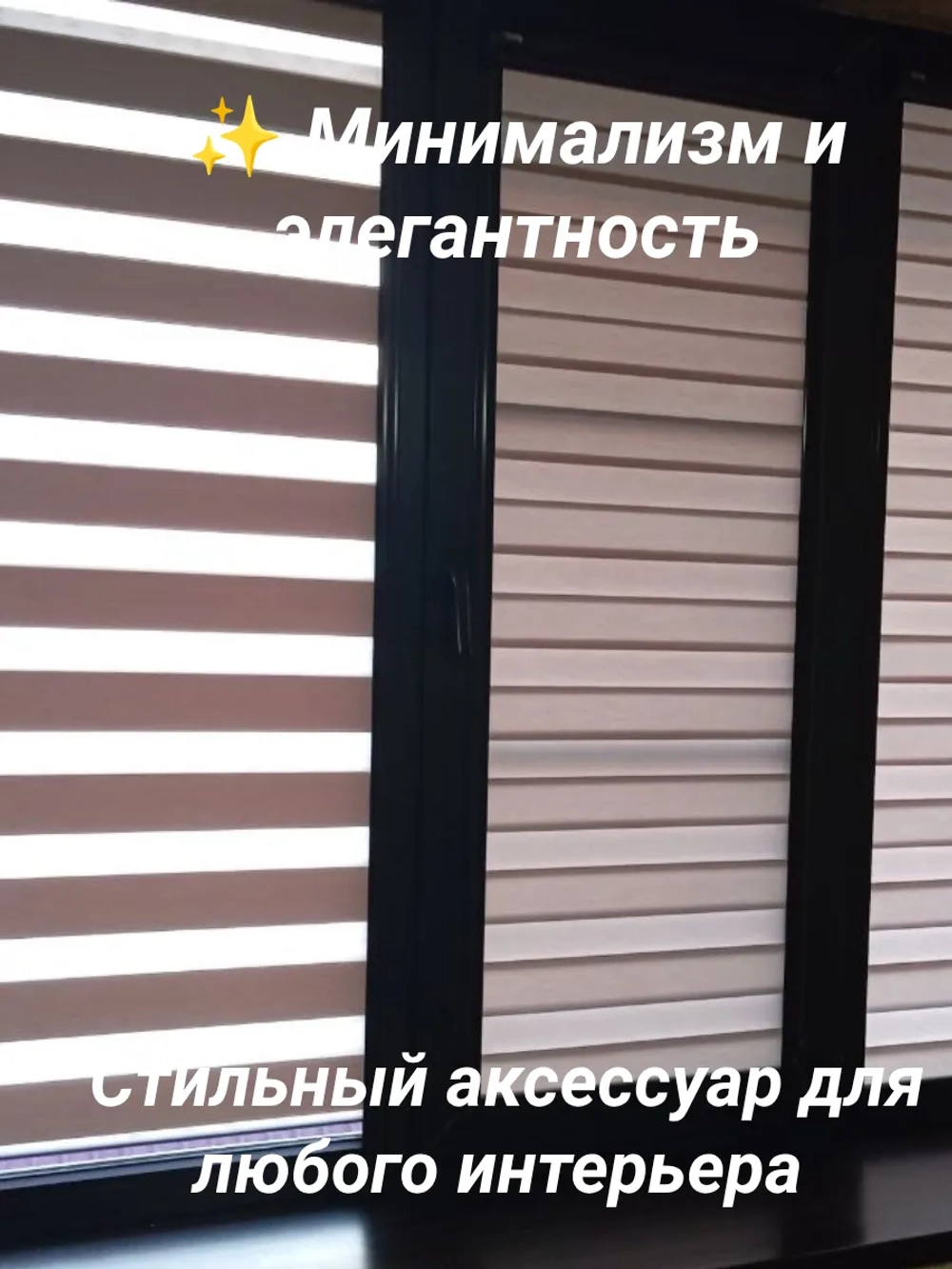 Рулонные шторы День-Ночь 55х150 см