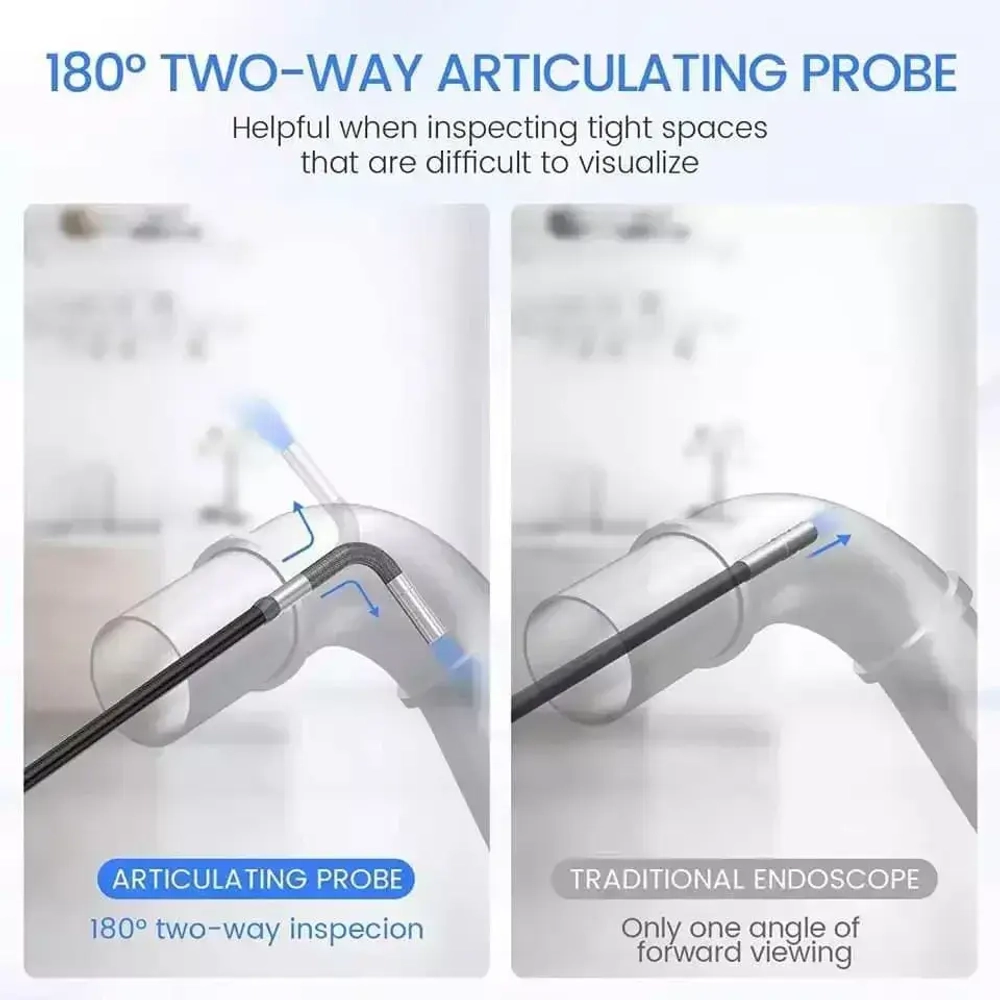 Эндоскоп/180 градусов/6.2мм+ЖК ДИСПЛЕЙ/ручной эндоскоп RalCam