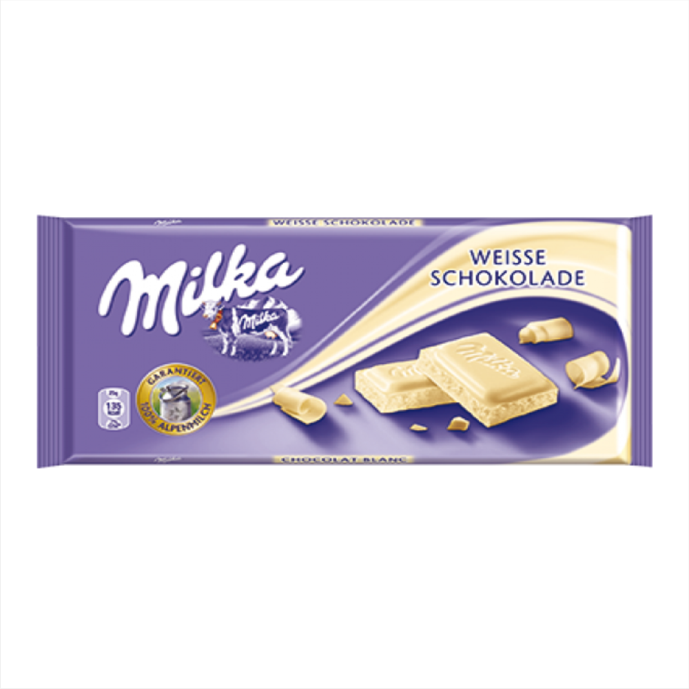 Милка шоколад 90 гр Белый Шоколад (24)