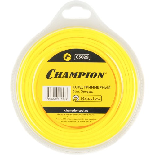 Леска CHAMPION Star 3,0*25 м (звезда)   C5029