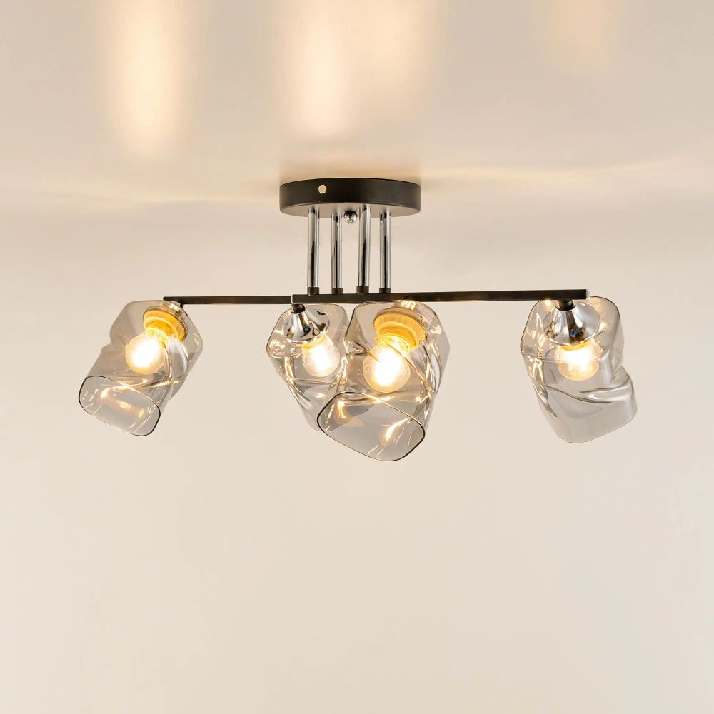 Citilux Клаус CL134145 Люстра потолочная Чёрная