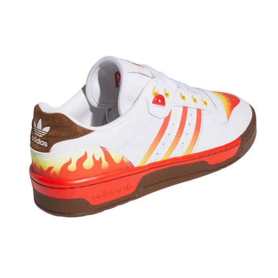 adidas originals Rivalry Кроссовки для скейтбординга Низкие Белые и красные Мужские