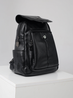 Рюкзак женский кожаный, черный