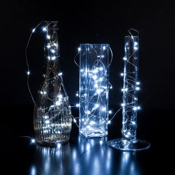 Новогодняя гирлянда нить "Роса" 400-008 10м IP20 холодный белый Elektrostandard