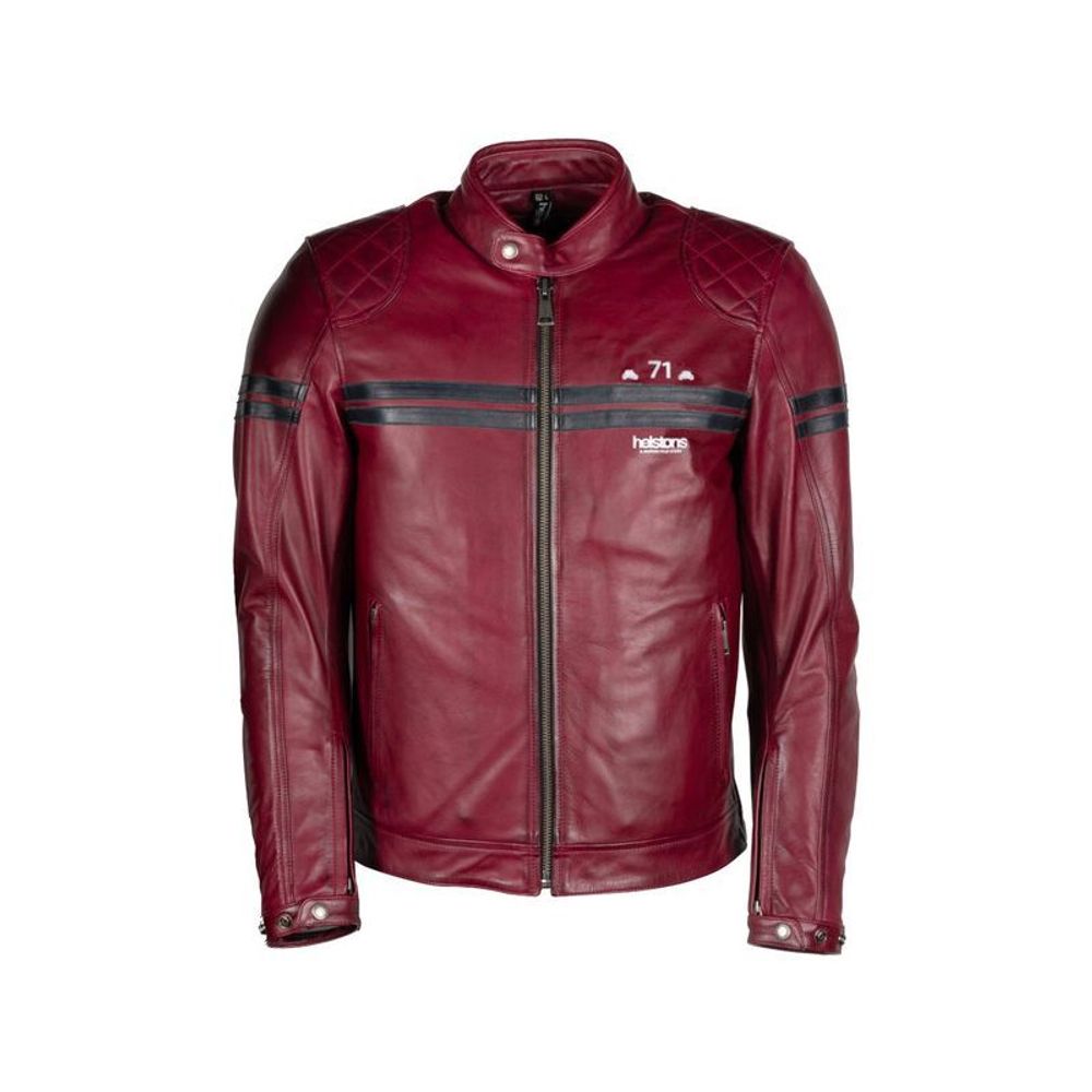 Blouson Chevy Cuir Buffalo / Бордовый