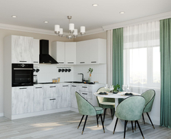 Кухонный гарнитур угловой Бланка 2400х1600 (38мм)