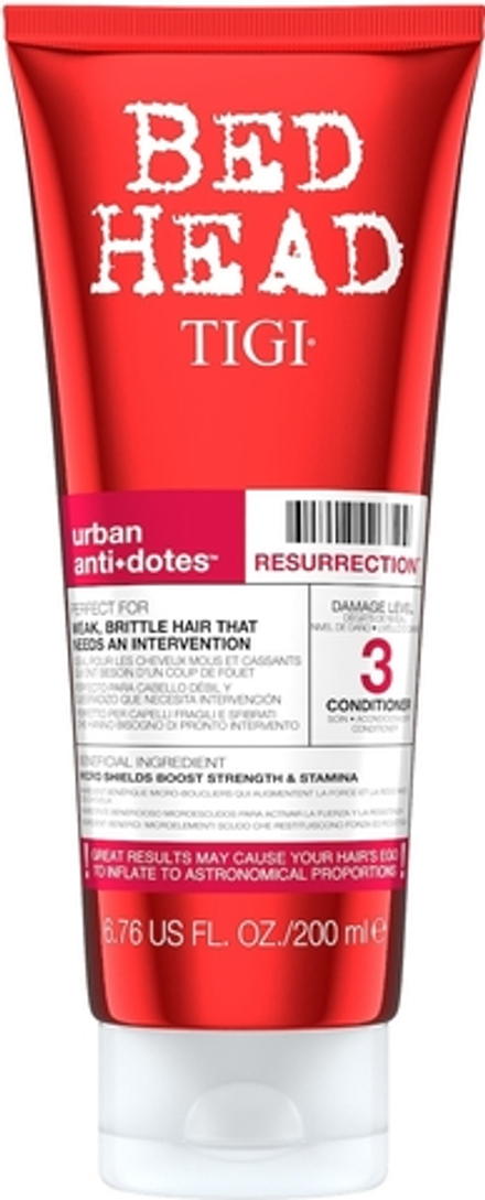 Tigi Bed Head Urban Anti+Dotes Resurrection - Кондиционер для сильно поврежденных волос 200 мл