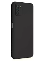 Накладка Xiaomi Poco М3 силикон матовый Black Zibelino