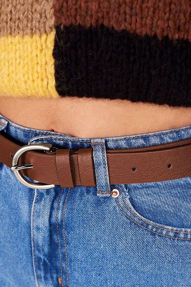 Qadın üçün qəhvəyi kəmər K1013