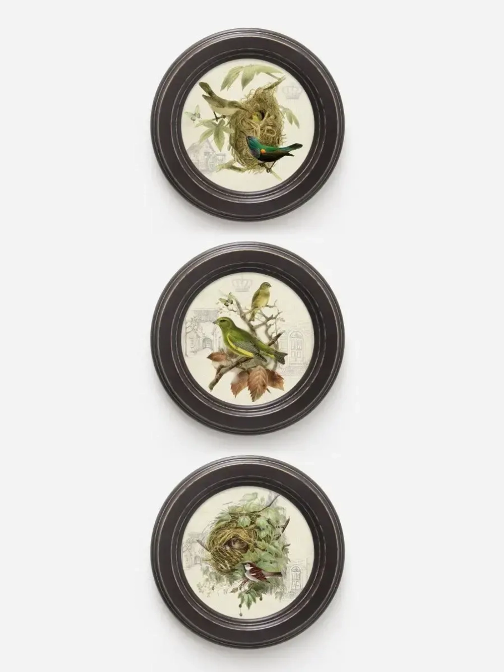 Картины на стену интерьерная на холсте 3 шт 17.5 см