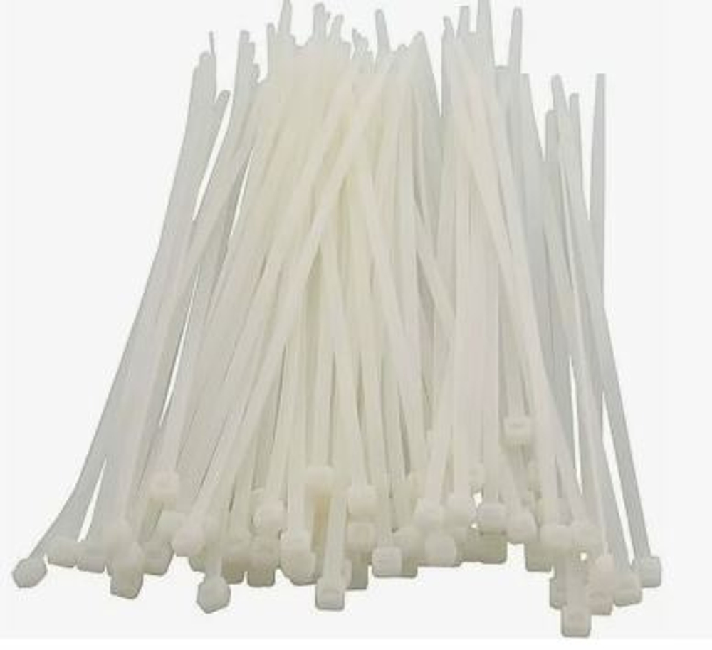 Хомут пластиковый 5(4,8)*350 белый REXANT а070350