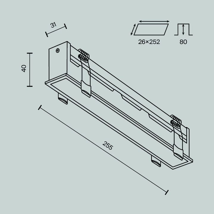 Встраиваемый светодиодный светильник Maytoni Technical Downlight Basis DL066-20W3-6K-W