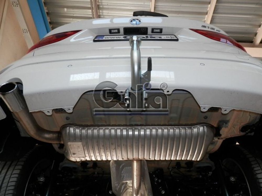 Фаркоп оцинкованный Galia B023A для BMW X1 F48 07/2015-, BMW 2-Series Active Tourer F45 09/2014-, BMW 2-Series Gran Tourer F46 05/2015-(паспорт и сертификат в комплекте)(без электрики)