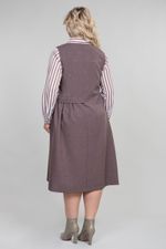 Сарафан 914 коричневый Novita (Акция)