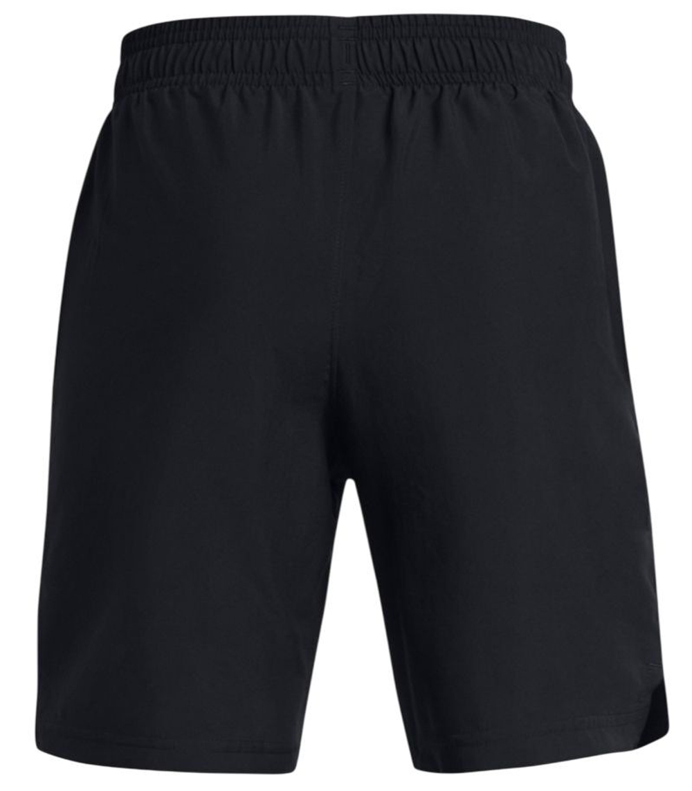 Детские теннисные шорты Under Armour Boys Tech Woven Wordmark - black/white
