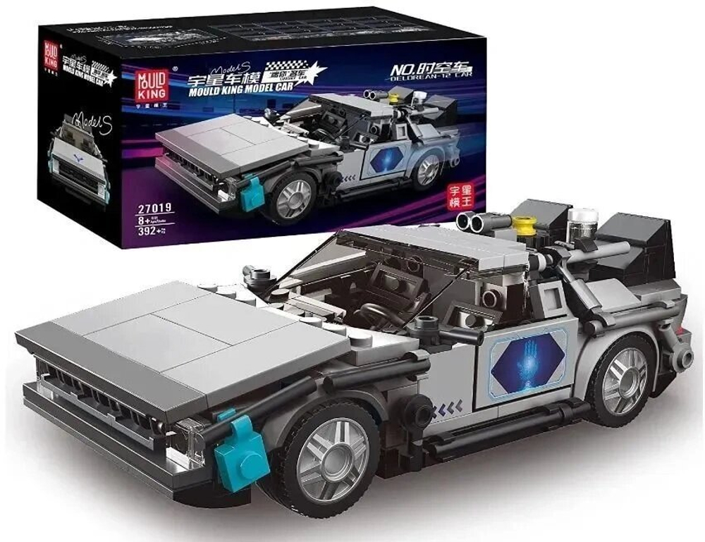 Конструктор Mould King Models 27019. Delorean DMC-12, 392 детали