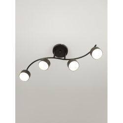 Светильник настенно-потолочный спот Rivoli   7074-704 4хGX53 15 Вт поворотный