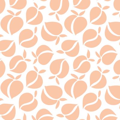 Персики на белом фоне (цвет года 2024 персиковый пух peach fuzz)