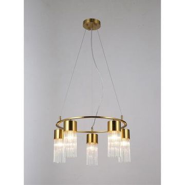 Люстра подвесная OML-67103-05 бронза Cesana Omnilux