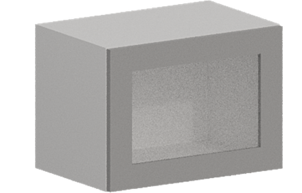 Кухня Модуль ШВГС 500 Графит / Лайт Грей