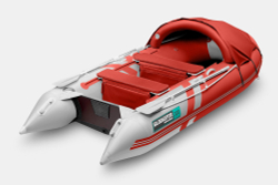 Надувная лодка GLADIATOR C330AL красно-белый