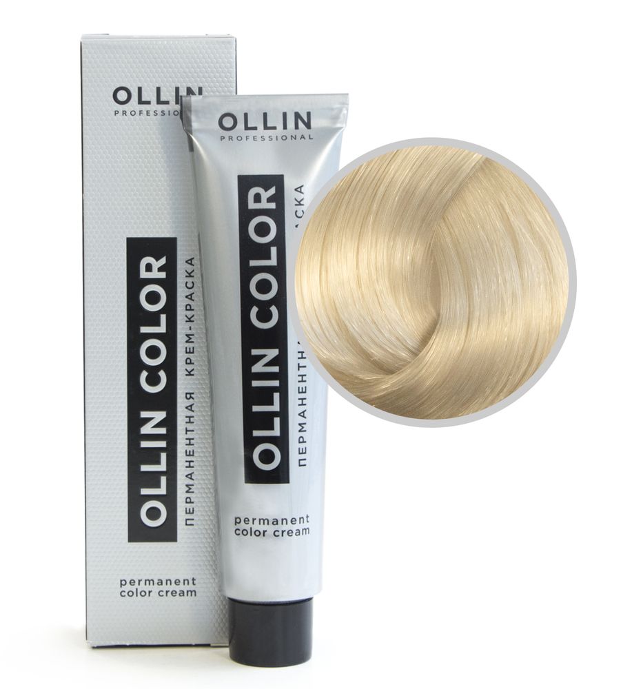 Ollin Color Крем-краска для волос, перманентная, тон №11-1, Специальный блондин пепельный, 60 мл