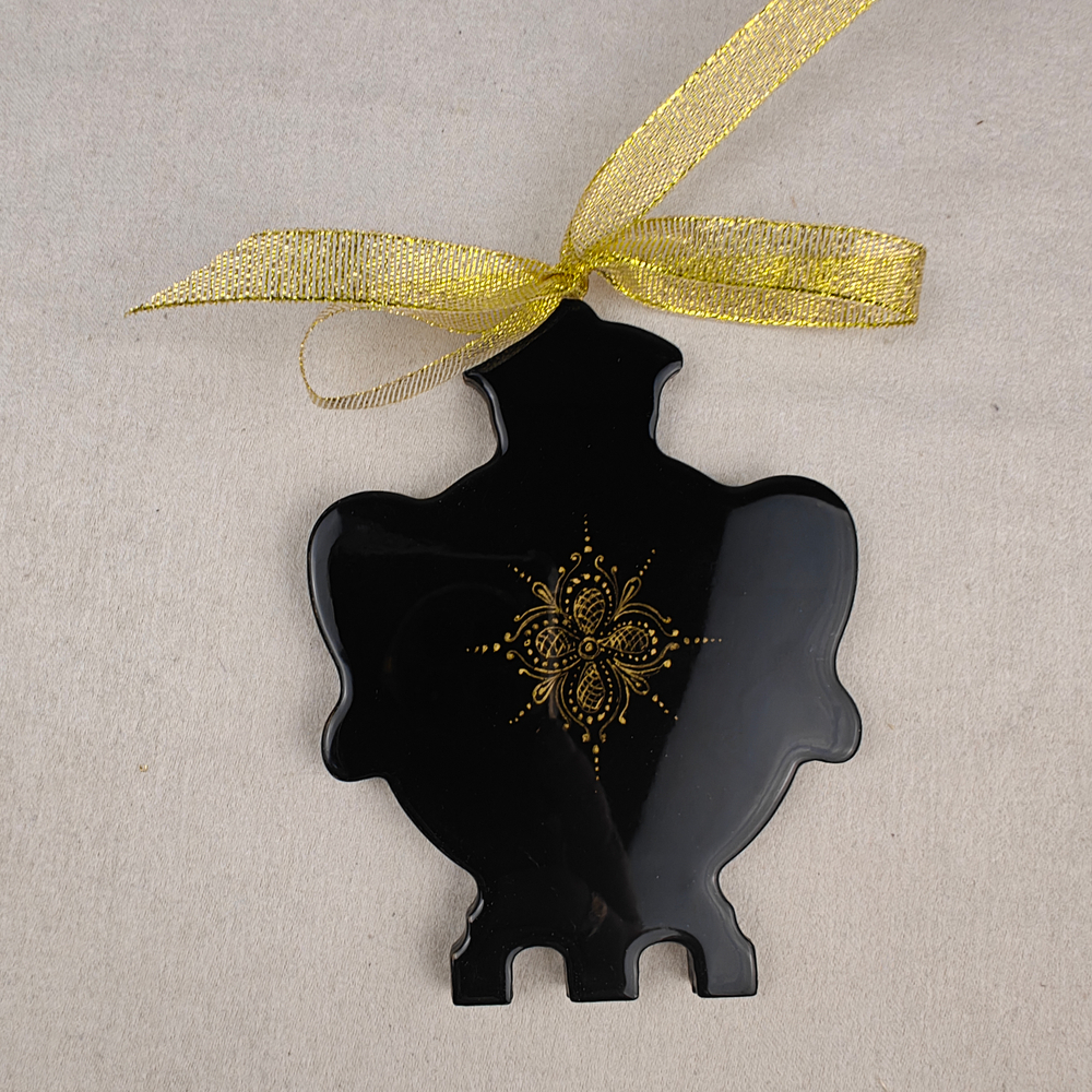 Сувенир Самовар "Москва" с росписью Палех в подарочной упаковке