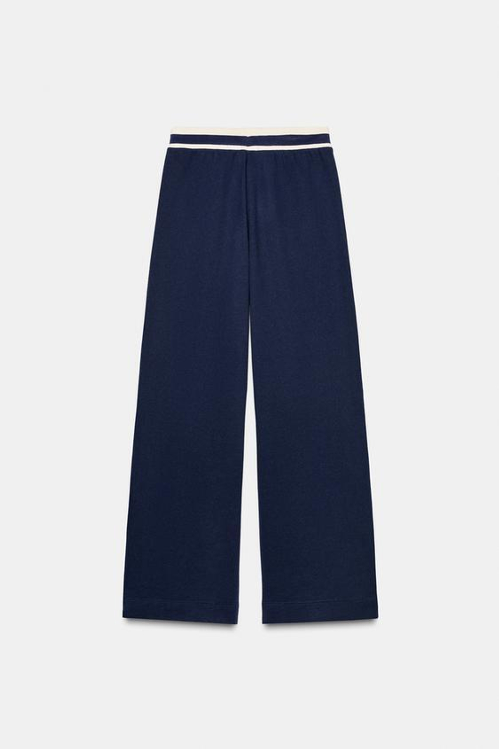 ZARA БРЮКИ В СТИЛЕ ПРЕППИ, ТЕМНО-СИНИЙ