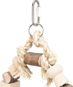 TRIXIE Игрушка для птиц "Качели деревянные"