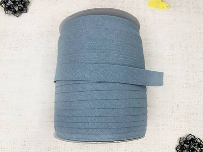 Косая бейка х/б, ш. 1,5 см, серый