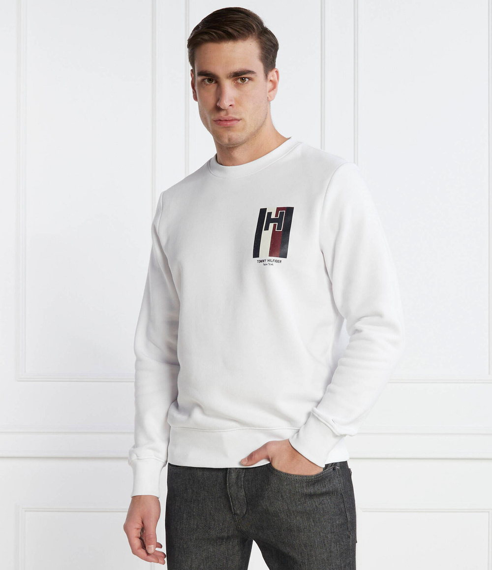Худи H EMBLEM Tommy Hilfiger - белый(MW0MW33666)