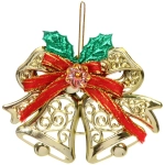 Подвеска «Зимние колокольчики» 13 см, золото