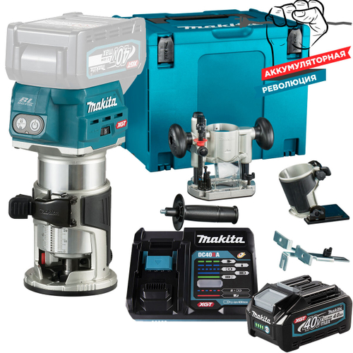 Фрезер кромочный аккумуляторный Makita RT001GZ19M101